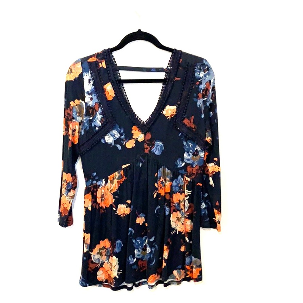 Floral boho top